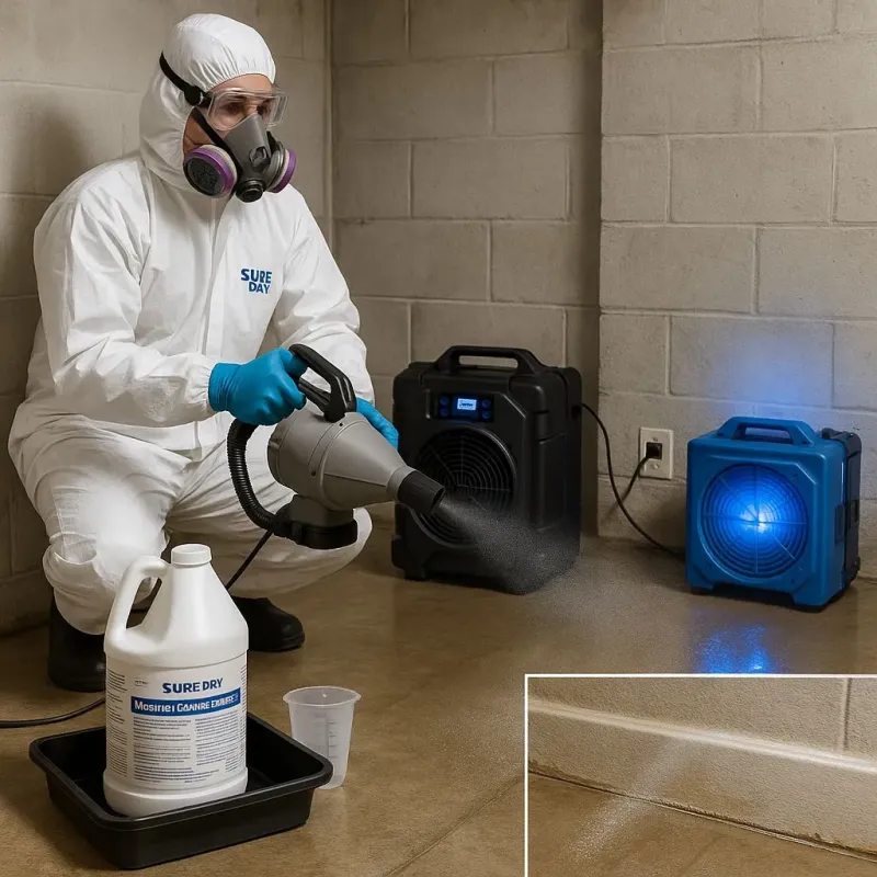 Sanitization and Odor Removal process in Bunnell, FL